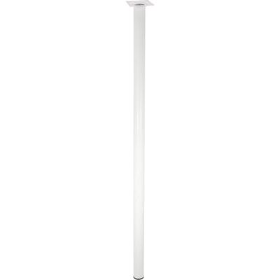 WAGNER 12168001 Pied de meuble classique rétro Ø 30 x 800 mm Plaque de fixation intégrée 60 x 60 mm Filetage intérieur Ø 10 mm Acier revêtu par pulvérisation Blanc WAGNER 12168001 Pied de meuble classique rétro Ø 30 x 800 mm Plaque de fixation intégrée 60 x 60 mm Filetage intérieur Ø 10 mm Acier revêtu par pulvérisation Blanc