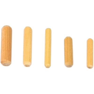 Amig Cheville en bois Ø 6 x 30 mm 40 pces Extrémité rainurée et biseautée pour des assemblages plus solides Bois de pin Amig Cheville en bois Ø 6 x 30 mm 40 pces Extrémité rainurée et biseautée pour des assemblages plus solides Bois de pin