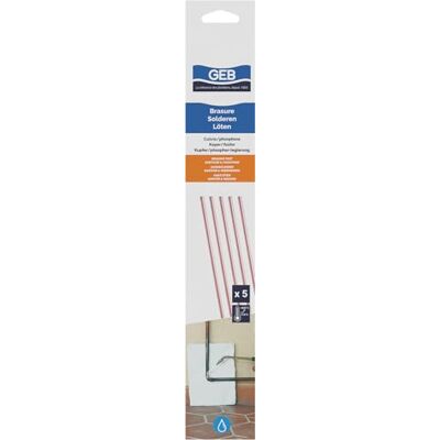 GEB 3283988083600 Brasure Forte cuivre/alliages x5, Incolore, Taille Unique GEB 3283988083600 Brasure Forte cuivre/alliages x5, Incolore, Taille Unique
