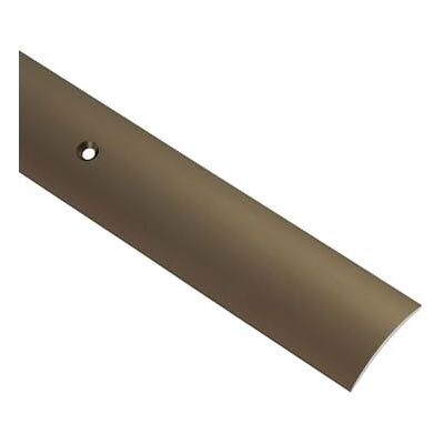 Gedotec Profilé de transition stratifié, rail de transition en vinyle perforé, de sol bombé, seuil de porte à visser, en aluminium bronze anodisé, 30 x 1000 mm, 1 pièce Gedotec Profilé de transition stratifié, rail de transition en vinyle perforé, de sol bombé, seuil de porte à visser, en aluminium bronze anodisé, 30 x 1000 mm, 1 pièce