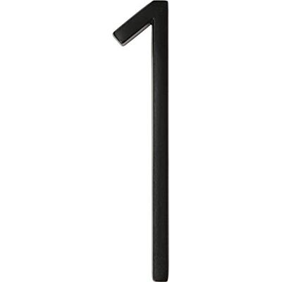 HILLMAN Distinctions 12,7 cm Métal noir à visser Chiffre 1 1 pièce – Boîte de 3 ; 3 HILLMAN Distinctions 12,7 cm Métal noir à visser Chiffre 1 1 pièce – Boîte de 3 ; 3