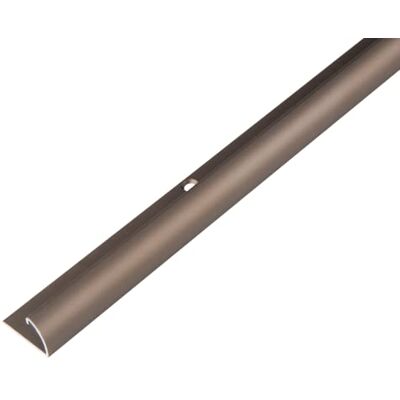 Alberts GAH- 476571 Profilé de finition en aluminium anodisé couleur bronze 1000 x 24,5 x 13,5 mm Alberts GAH- 476571 Profilé de finition en aluminium anodisé couleur bronze 1000 x 24,5 x 13,5 mm