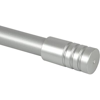 Bestlivings tringle à rideaux moderne extensible de 115 à 200 cm, diamètre 16/19 mm – Acier inoxydable – Style en métal Bestlivings tringle à rideaux moderne extensible de 115 à 200 cm, diamètre 16/19 mm – Acier inoxydable – Style en métal