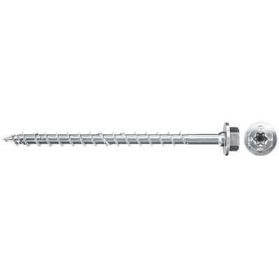 fischer Power-Fast FPF-HT 659412 Lot de 50 vis pour construction en bois, 10,0 x 100 ZPP avec filetage partiel et tête hexagonale, pour la construction en bois, galvanisé bleu fischer Power-Fast FPF-HT 659412 Lot de 50 vis pour construction en bois, 10,0 x 100 ZPP avec filetage partiel et tête hexagonale, pour la construction en bois, galvanisé bleu