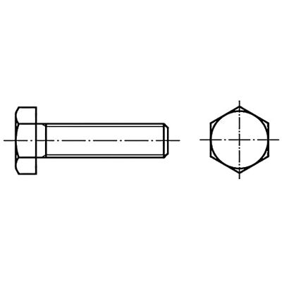 TOOLCRAFT 128224 Lot de 100 vis à tête hexagonale M6 25 mm DIN 933 en acier TOOLCRAFT 128224 Lot de 100 vis à tête hexagonale M6 25 mm DIN 933 en acier