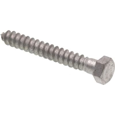 PRiME 9056313 Lot de 25 vis tire-fond à tête hexagonale en acier galvanisé 9,5 x 7,6 cm PRiME 9056313 Lot de 25 vis tire-fond à tête hexagonale en acier galvanisé 9,5 x 7,6 cm