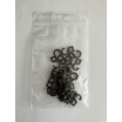 Outils Wolf 25 Supports à Clip Blancs D28 Outils Wolf 25 Supports à Clip Blancs D28