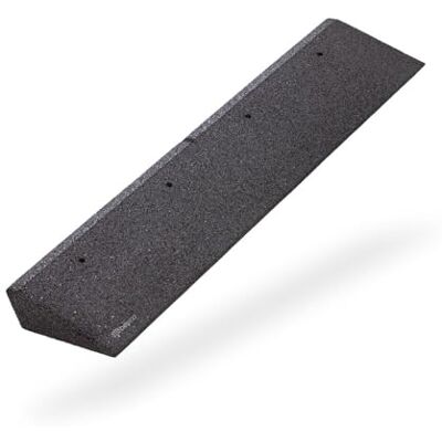 bepco Rampe de trottoir, L x l x H : 100 x 25 x 10 mm en caoutchouc (noir) Rampe de seuil de porte, avec rondelles de fixation bepco Rampe de trottoir, L x l x H : 100 x 25 x 10 mm en caoutchouc (noir) Rampe de seuil de porte, avec rondelles de fixation
