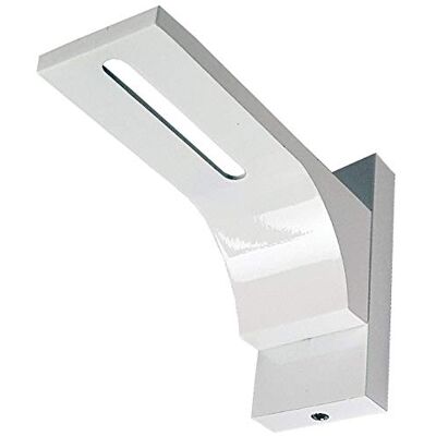 Bestlivings Supports muraux pour rail de rideau en aluminium Blanc 8 cm Bestlivings Supports muraux pour rail de rideau en aluminium Blanc 8 cm