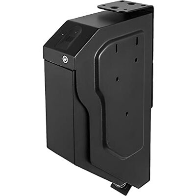 VEVOR Coffre-Fort Biométrique en Acier Empreinte Digitale, 2 Clés, Doublure en Mousse Pour Armes à Feu, Usage Domestique VEVOR Coffre-Fort Biométrique en Acier Empreinte Digitale, 2 Clés, Doublure en Mousse Pour Armes à Feu, Usage Domestique