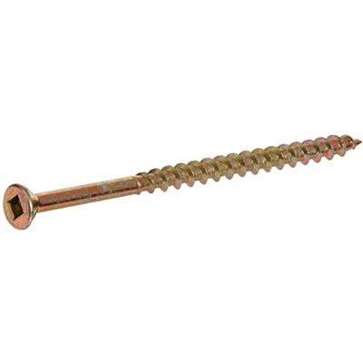 Hillman The Group 48254 Lot de 500 vis à bois multiusage à entraînement carré 20,3 x 2,5 cm Hillman The Group 48254 Lot de 500 vis à bois multiusage à entraînement carré 20,3 x 2,5 cm