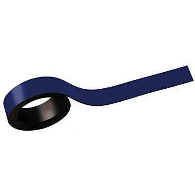 MAUL Bande magnétique bleue 1 m lot de 2 à étiqueter repérage rapide, surface inscriptible, tenue aimantée pratique, format ajustable, lot de 2 pour bureau et atelier MAUL Bande magnétique bleue 1 m lot de 2 à étiqueter repérage rapide, surface inscriptible, tenue aimantée pratique, format ajustable, lot de 2 pour bureau et atelier