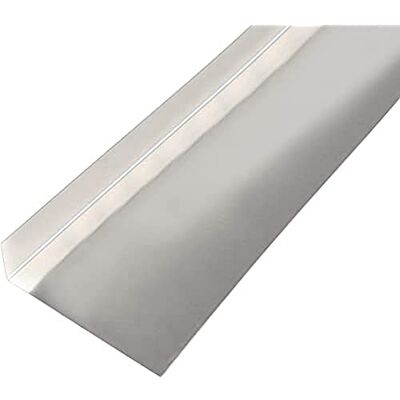 Alberts 462925 gladde plaat, gefacetteerd, L-vorm, aluminium, naturel, 1000 x 96 x 28 mm Alberts 462925 gladde plaat, gefacetteerd, L-vorm, aluminium, naturel, 1000 x 96 x 28 mm
