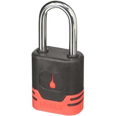 Bolt Lock 7018518 Cadenas GM modèle tardif, noir/rouge Bolt Lock 7018518 Cadenas GM modèle tardif, noir/rouge