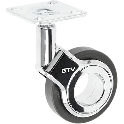 GTV Roues pivotantes pour meubles - 60mm, Plastique et acier GTV Roues pivotantes pour meubles - 60mm, Plastique et acier