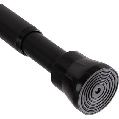 Bestlivings Tringle à rideau réglable de 120 à 210 cm (noir) Diamètre : 16/19 mm Sans perçage, vis ou collage Tringle de serrage à clipser Bestlivings Tringle à rideau réglable de 120 à 210 cm (noir) Diamètre : 16/19 mm Sans perçage, vis ou collage Tringle de serrage à clipser