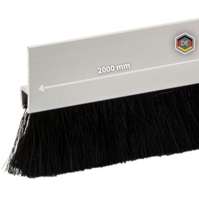 Gedotec Boudin de Porte Isolant Froid Longueur: 2 m 1 Pièce Aluminium Noir à Visser Protection Contre le Froid, Poussières et Insectes Gedotec Boudin de Porte Isolant Froid Longueur: 2 m 1 Pièce Aluminium Noir à Visser Protection Contre le Froid, Poussières et Insectes