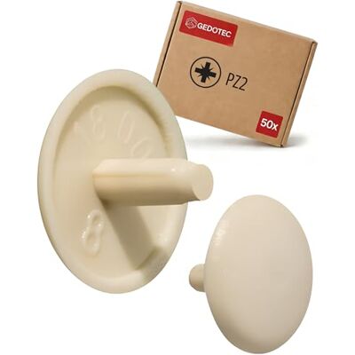 Gedotec Lot de 50 capuchons de protection pour vis rondes Beige RAL 1015 En plastique Pour trou de tête PZ2 Couvercle Ø 12 x 2,5 mm Capuchons de protection pour trous de perçage et meubles Gedotec Lot de 50 capuchons de protection pour vis rondes Beige RAL 1015 En plastique Pour trou de tête PZ2 Couvercle Ø 12 x 2,5 mm Capuchons de protection pour trous de perçage et meubles