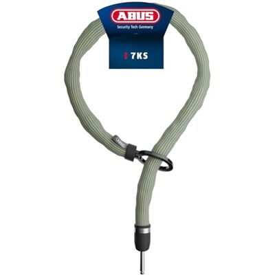 ABUS Chaîne enfichable ADAPTOR CHAIN Superior 7KS adaptée au cadenas de cadre ou à l'Alarmbox 2.0 chaîne en acier de 7 mm d'épaisseur avec boucle ovale longueur 100 cm, vert ABUS Chaîne enfichable ADAPTOR CHAIN Superior 7KS adaptée au cadenas de cadre ou à l'Alarmbox 2.0 chaîne en acier de 7 mm d'épaisseur avec boucle ovale longueur 100 cm, vert