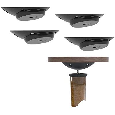 Gedotec Plaque de Fixation Oblique avec Filetage M8 pour Pieds de Meubles et Pieds de Table – Twister Plaque de Fixation réglable à 20° Pieds de Meuble pour Table Basse Lot de 4 Gedotec Plaque de Fixation Oblique avec Filetage M8 pour Pieds de Meubles et Pieds de Table – Twister Plaque de Fixation réglable à 20° Pieds de Meuble pour Table Basse Lot de 4