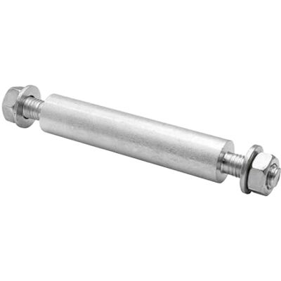WAGNER Matériau de l'essieu pour roue 320 Ø 20 x 100 mm, pour roues avec trou d'essieu 20 mm, vis M12 x 150 mm, avec écrou et rondelles, acier galvanisé 13044300 WAGNER Matériau de l'essieu pour roue 320 Ø 20 x 100 mm, pour roues avec trou d'essieu 20 mm, vis M12 x 150 mm, avec écrou et rondelles, acier galvanisé 13044300