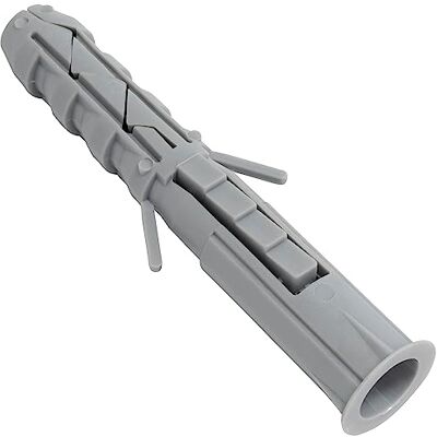 AERZETIX C67104 Lot de 20 chevilles classiques Ø16 x 100 mm avec bride en polyamide maçonnerie fixation béton brique béton travail construction vis construction AERZETIX C67104 Lot de 20 chevilles classiques Ø16 x 100 mm avec bride en polyamide maçonnerie fixation béton brique béton travail construction vis construction