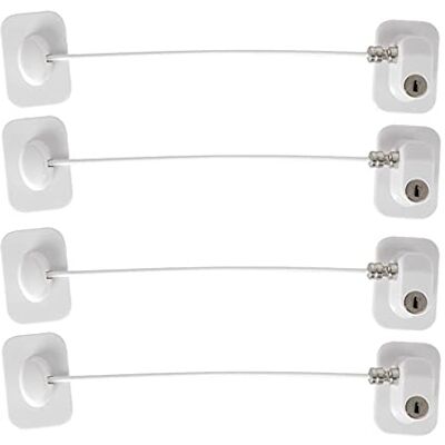MOTT Lot de 8 entrebâilleurs de fenêtre en alliage d'aluminium, serrure de fenêtre de ventilation avec clé, porte de sécurité pour enfants et bébés, loquet de sécurité MOTT Lot de 8 entrebâilleurs de fenêtre en alliage d'aluminium, serrure de fenêtre de ventilation avec clé, porte de sécurité pour enfants et bébés, loquet de sécurité