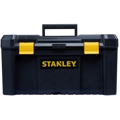 Stanley Boîte à Outils 48 cm en Plastique avec 2 Organiseurs sur le Couvercle et Plateau Porte-Outils Amovible STST1-75520 Stanley Boîte à Outils 48 cm en Plastique avec 2 Organiseurs sur le Couvercle et Plateau Porte-Outils Amovible STST1-75520