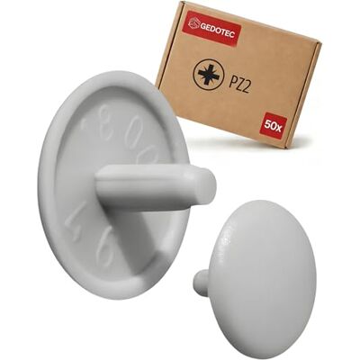 Gedotec Lot de 50 cache-vis ronds Gris clair RAL 7034 En plastique Pour trou de tête PZ2 Couvercle Ø 12 x 2,5 mm Capuchons de protection pour trous de perçage et meubles en bois Gedotec Lot de 50 cache-vis ronds Gris clair RAL 7034 En plastique Pour trou de tête PZ2 Couvercle Ø 12 x 2,5 mm Capuchons de protection pour trous de perçage et meubles en bois