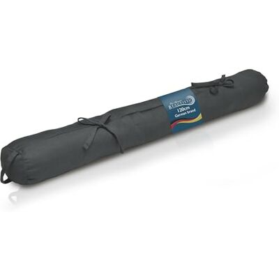 Beautissu Boudin Bas de Porte – 100% Coton – 120x10cm Anthracite – Boudin de fenêtre avec Passant – Bas de Porte Isolant – pour Porte, fenêtre et Porte de Jardin – Viento Beautissu Boudin Bas de Porte – 100% Coton – 120x10cm Anthracite – Boudin de fenêtre avec Passant – Bas de Porte Isolant – pour Porte, fenêtre et Porte de Jardin – Viento