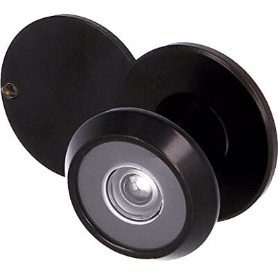 Amig Judas de Porte Ultra Sécurisé Vision Grand Angle Installation Facile Idéal Intérieur et Extérieur Sécurité Enfants et Aînés, Noir Mat, Diamètre 14 mm, Acier Allié Amig Judas de Porte Ultra Sécurisé Vision Grand Angle Installation Facile Idéal Intérieur et Extérieur Sécurité Enfants et Aînés, Noir Mat, Diamètre 14 mm, Acier Allié