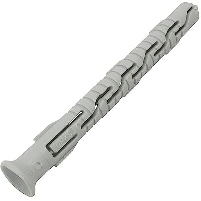 AERZETIX C67078 Lot de 50 chevilles universelles Ø8 x 80 mm Bride biseautée/fraisée, polyamide, maçonnerie fixation béton brique bloc ciment AERZETIX C67078 Lot de 50 chevilles universelles Ø8 x 80 mm Bride biseautée/fraisée, polyamide, maçonnerie fixation béton brique bloc ciment