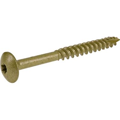 Power Pro The Hillman Group 47870 Lot de 25 vis tire-fond avec tête bombée en céramique bronze 1000 heures Power Pro The Hillman Group 47870 Lot de 25 vis tire-fond avec tête bombée en céramique bronze 1000 heures