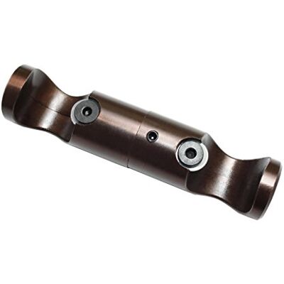 Gardinia Adaptateur de support de plafond pour tringle à rideau pour 2 barres ouvertes, toutes les pièces de montage incluses; diamètre 20 mm Gardinia Adaptateur de support de plafond pour tringle à rideau pour 2 barres ouvertes, toutes les pièces de montage incluses; diamètre 20 mm