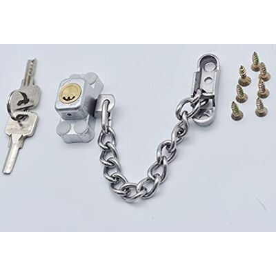 MOTT Entrebâilleur de sécurité pour fenêtre coulissante, fenêtre coulissante, verrou de ventilation, chaîne de sécurité pour les enfants MOTT Entrebâilleur de sécurité pour fenêtre coulissante, fenêtre coulissante, verrou de ventilation, chaîne de sécurité pour les enfants