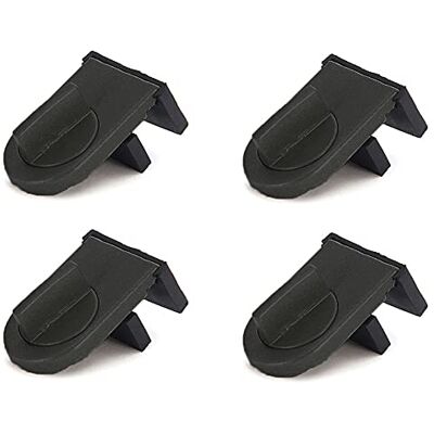 MOTT Lot de 4 entrebâilleurs de fenêtre de sécurité pour enfants sans perçage Pour battant de fenêtre coulissante en aluminium UPVC Noir MOTT Lot de 4 entrebâilleurs de fenêtre de sécurité pour enfants sans perçage Pour battant de fenêtre coulissante en aluminium UPVC Noir