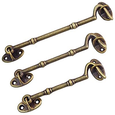 MOTT Entrebâilleur de fenêtre à l'épreuve des enfants, support de fenêtre en cuivre, serrure de porte de sécurité, serrure de ventilation de fenêtre de style chinois, serrure de sécurité pour battant MOTT Entrebâilleur de fenêtre à l'épreuve des enfants, support de fenêtre en cuivre, serrure de porte de sécurité, serrure de ventilation de fenêtre de style chinois, serrure de sécurité pour battant