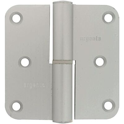 Argenta Paumelle gauche alu anodisé argent 80 x 80 mm Argenta Paumelle gauche alu anodisé argent 80 x 80 mm
