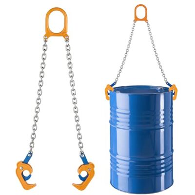 VEVOR Chaîne de levage à 2 pattes avec crochets de sécurité 6 mm x 50 cm, capacité de charge 900 kg, chaîne de levage pour utilisations lourdes G80, pour chantiers de construction, usines, entrepôts VEVOR Chaîne de levage à 2 pattes avec crochets de sécurité 6 mm x 50 cm, capacité de charge 900 kg, chaîne de levage pour utilisations lourdes G80, pour chantiers de construction, usines, entrepôts