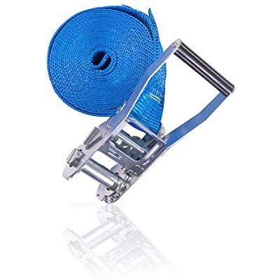 Dolezych Sangle à cliquet 1 pièce 4000 daN, longueur 6 m Bleu Dolezych Sangle à cliquet 1 pièce 4000 daN, longueur 6 m Bleu
