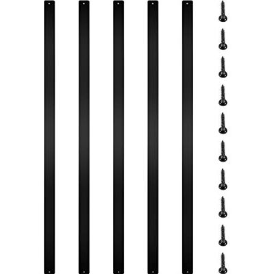 VEVOR Balustres de pont, lot de 76 vis en métal, 75 x 2,5 cm, avec vis, alliage d'aluminium pour bois et couvercle composite, pour terrasse d'escalier en plein air VEVOR Balustres de pont, lot de 76 vis en métal, 75 x 2,5 cm, avec vis, alliage d'aluminium pour bois et couvercle composite, pour terrasse d'escalier en plein air