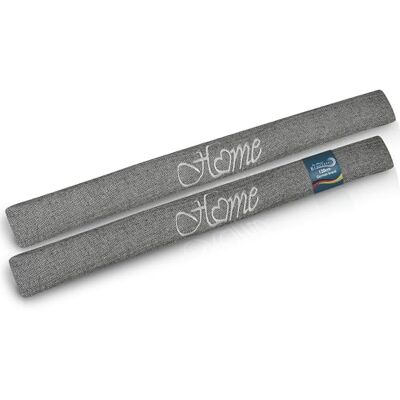 Beautissu Tuuli HO 2x Bas de Porte 120 cm Poids 1 kg en Coton – comme Boudin de Porte ou Boudin de Fenêtre Contre Le Froid – Coussin de Porte Anthracite Robuste avec Remplissage et Tenue Ferme Beautissu Tuuli HO 2x Bas de Porte 120 cm Poids 1 kg en Coton – comme Boudin de Porte ou Boudin de Fenêtre Contre Le Froid – Coussin de Porte Anthracite Robuste avec Remplissage et Tenue Ferme
