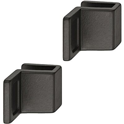 Gedotec 2x Poignée de Porte Verre Poignées Meubles pour en Moulage sous Pression Zinc Épaisseur Du 4-6 mm 2 Farben Marque Qualité Votre Surface Habitable Noir Mat Gedotec 2x Poignée de Porte Verre Poignées Meubles pour en Moulage sous Pression Zinc Épaisseur Du 4-6 mm 2 Farben Marque Qualité Votre Surface Habitable Noir Mat