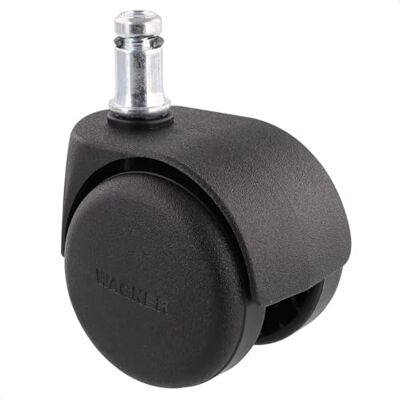 WAGNER 01500161 Roulettes pour chaise de bureau pivotante, dureté : diamètre : 50 mm, hauteur de construction : 60 mm, frein intermittent, broche enfichable 11 x 20 mm, charge maximale : 50 kg WAGNER 01500161 Roulettes pour chaise de bureau pivotante, dureté : diamètre : 50 mm, hauteur de construction : 60 mm, frein intermittent, broche enfichable 11 x 20 mm, charge maximale : 50 kg