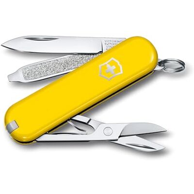 Victorinox Taschenmesser Classic SD Sunny Side (7 Funktionen, Klinge, Schere, Nagelfeile), klein Victorinox Taschenmesser Classic SD Sunny Side (7 Funktionen, Klinge, Schere, Nagelfeile), klein