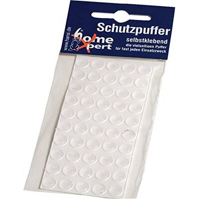 Unbekannt Lot de 50 amortisseurs de porte en plastique transparent Ø 8 mm Unbekannt Lot de 50 amortisseurs de porte en plastique transparent Ø 8 mm