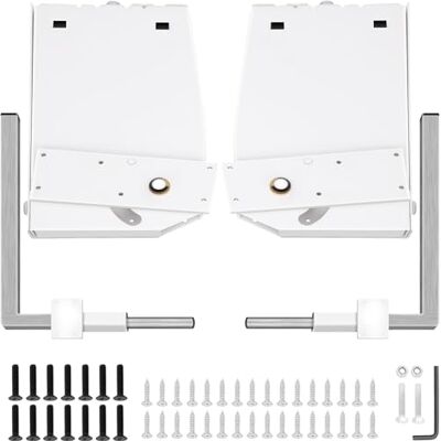 VEVOR Murphy Mécanisme de montage mural à ressort 450 kg, matériel de support robuste, support de lit compatible avec kit de bricolage pour lit king size (vertical), blanc VEVOR Murphy Mécanisme de montage mural à ressort 450 kg, matériel de support robuste, support de lit compatible avec kit de bricolage pour lit king size (vertical), blanc