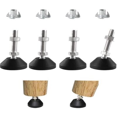 Uni-Fine Shop Uni-Fine M8 x 30 mm Ø 40 mm Vis de réglage Pied de meuble Peut supporter 450 kg Pieds réglables Vis réglables Pied réglable Inclinaison maximale de 15 ° Uni-Fine Shop Uni-Fine M8 x 30 mm Ø 40 mm Vis de réglage Pied de meuble Peut supporter 450 kg Pieds réglables Vis réglables Pied réglable Inclinaison maximale de 15 °