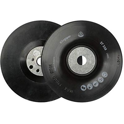 Klingspor 2774 Assiettes de support, ST 358, hébergement fileté M 14, 80 m/s Vitesse max. 15300 1/min Révolutions autorisées, valable pour diamètre 100 mm x 22 mm Klingspor 2774 Assiettes de support, ST 358, hébergement fileté M 14, 80 m/s Vitesse max. 15300 1/min Révolutions autorisées, valable pour diamètre 100 mm x 22 mm