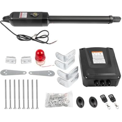 VEVOR Ouvre-porte électrique automatique, capacité 380 kg, ouvre-porte à battant simple, longueur 5,5 m, vitesse 16 mm/s, 80 W, avec télécommande, opérateur de porte de garage ferme maillon de chaîne VEVOR Ouvre-porte électrique automatique, capacité 380 kg, ouvre-porte à battant simple, longueur 5,5 m, vitesse 16 mm/s, 80 W, avec télécommande, opérateur de porte de garage ferme maillon de chaîne